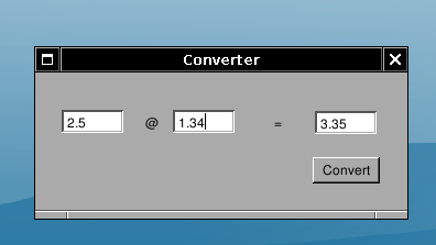 Converter.app running